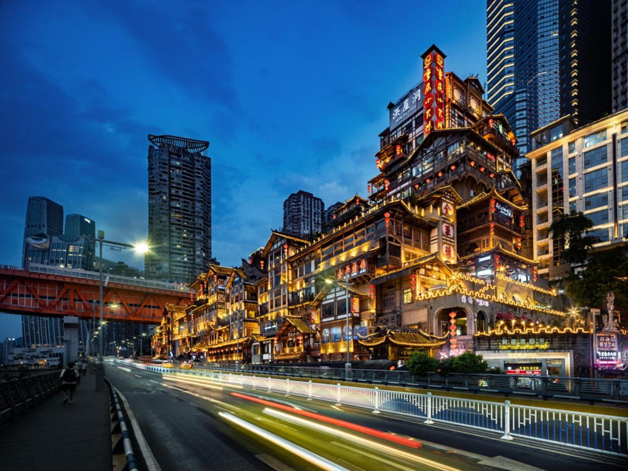 Intercontinental Chongqing Raffles City By Ihg Luaran gambar